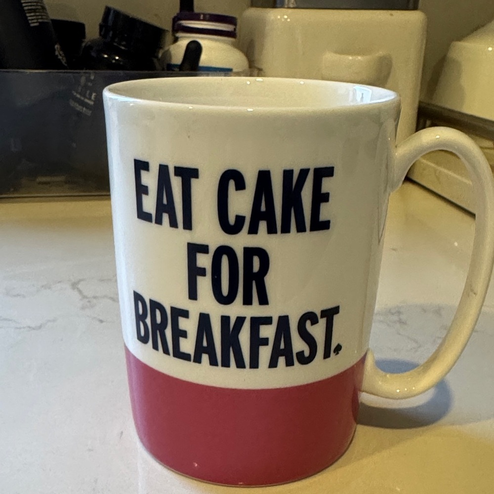 Kate Spade New York Eat Cake for Breakfast Mug